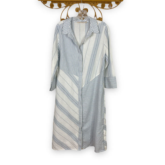 Soft Surroundings Dresses & Skirts - Soft Surroundings Seaport Linen Dress M